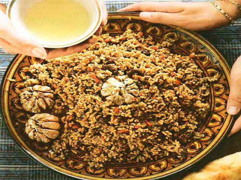плов из баранины по-узбекски.