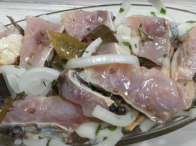 рыба маринованная, как пресервы за 3- суток, п/о..