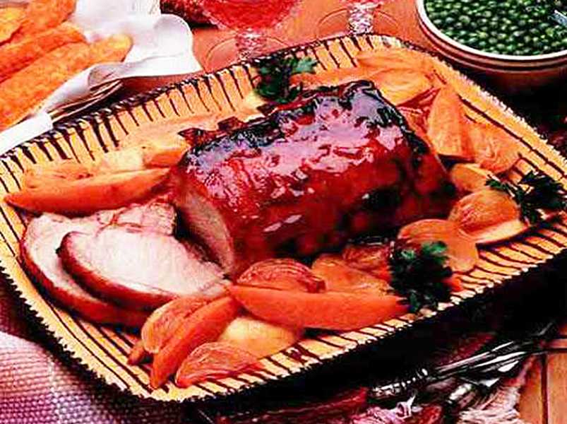 cвиное жаркое с корочкой.