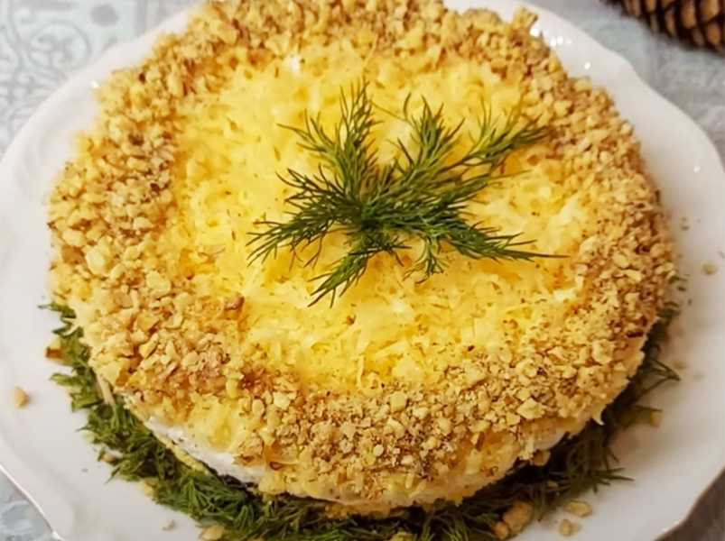 салат, с курицей и грибами «Чудо», п/о..