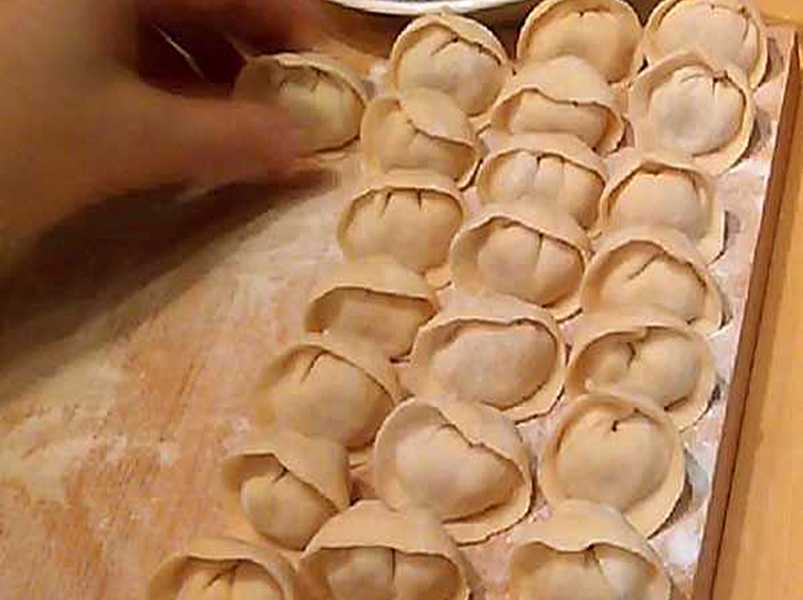 пельмени с бараниной.
