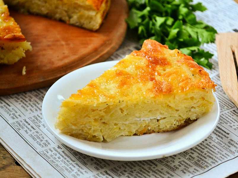 картофельная запеканка с сыром.