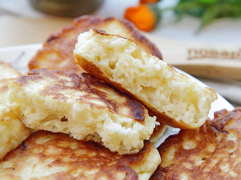 оладьи из вермишели.