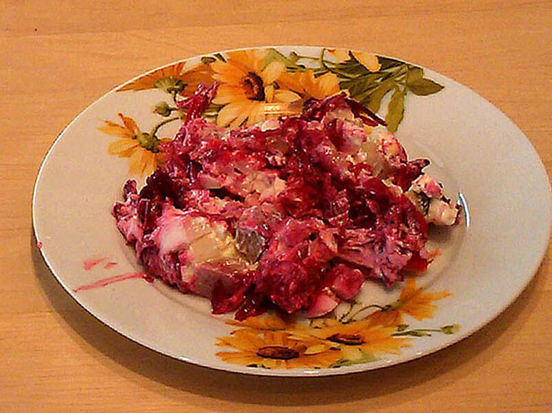 Селёдка под шубой. п/о, видео.