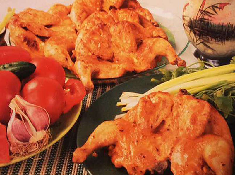 курица в сметане.