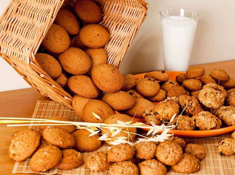овсяное печенье домашнее.