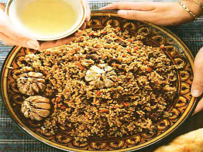 плов из баранины по-узбекски.