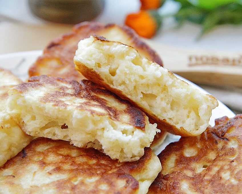 оладьи из вермишели.