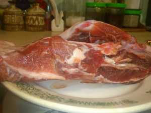 мясо на кости