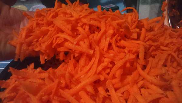 вот такой размер моркови