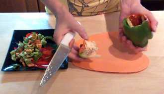 вынимаем плодоножку