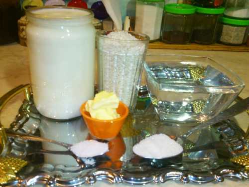 первоначальный состав продуктов для молочной рисовой каши