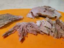 разбираем мясо на волокна