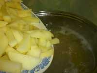 варка картофеля для рассольника