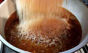 добавляем рис