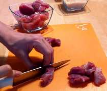 мяса режим кусочками