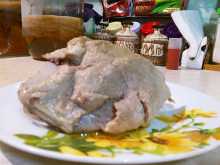 вареное мясо для картофельного супа со спагетти