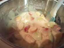 готовое тесто с яблоками