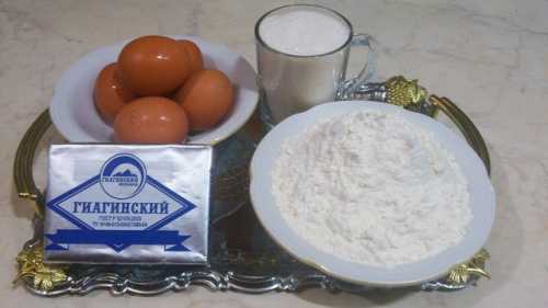 первоначальный состав продуктов для вафельных трубочек