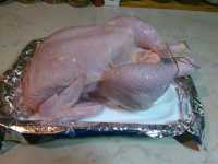 курица и соль в форме