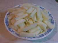 картофель бруском для рассольника