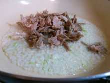 жарим мясо для картофельного супа со спагетти