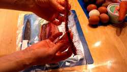 отделение хребта от филе