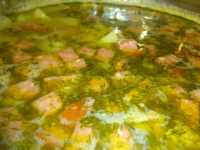 гороховый суп доходит да готовности