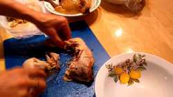 снимаем с костей мясо