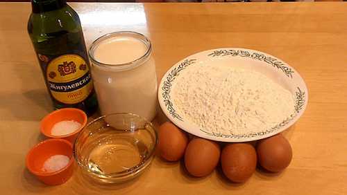 Блины на пиве.