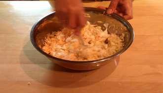 перемешиваем массу