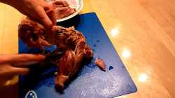 разбираем мясо на волокна