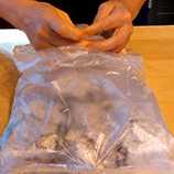 завязываем нижний пакет