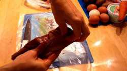 отделяем хребет от филе