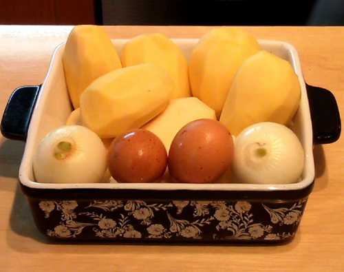 первоночальный состав продуктов