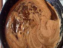 остужаем массу до теплого состояния