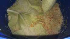 накрываем листьями верхний слой