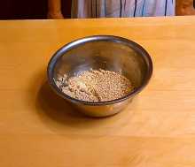 Сливаем воду.