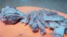 разбираем мясо на волокна